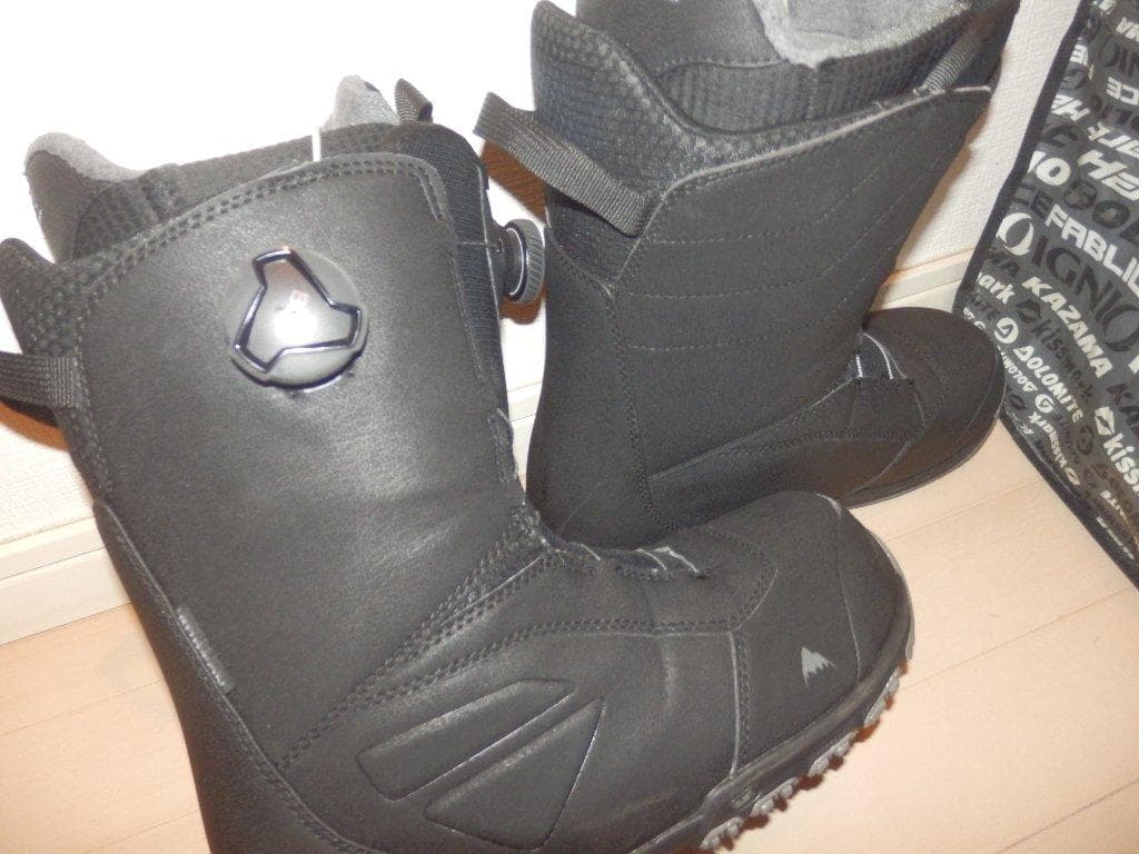 美品★バートン ブーツ RULER WIDE ダブルボア ブラック 26.5cm