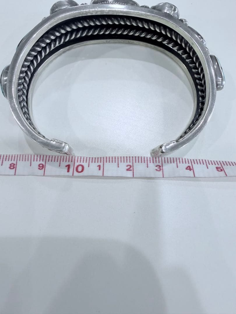 ナバホ族 Vivian Barbone バングル ターコイズ - メルカリ