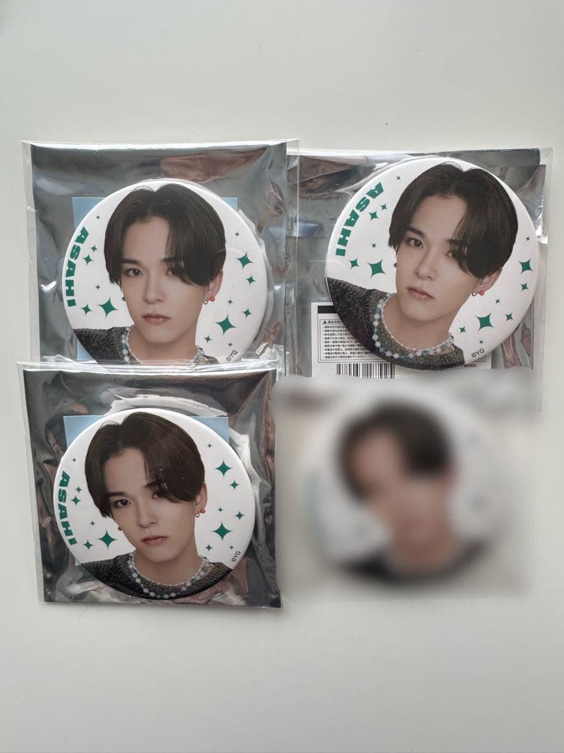 treasure アサヒ 缶バッジ まとめ売り