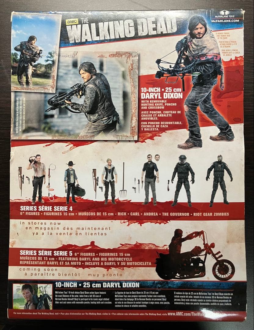 【未開封】ウォーキングデッド・ダリル フィギュアSurvivor Edition