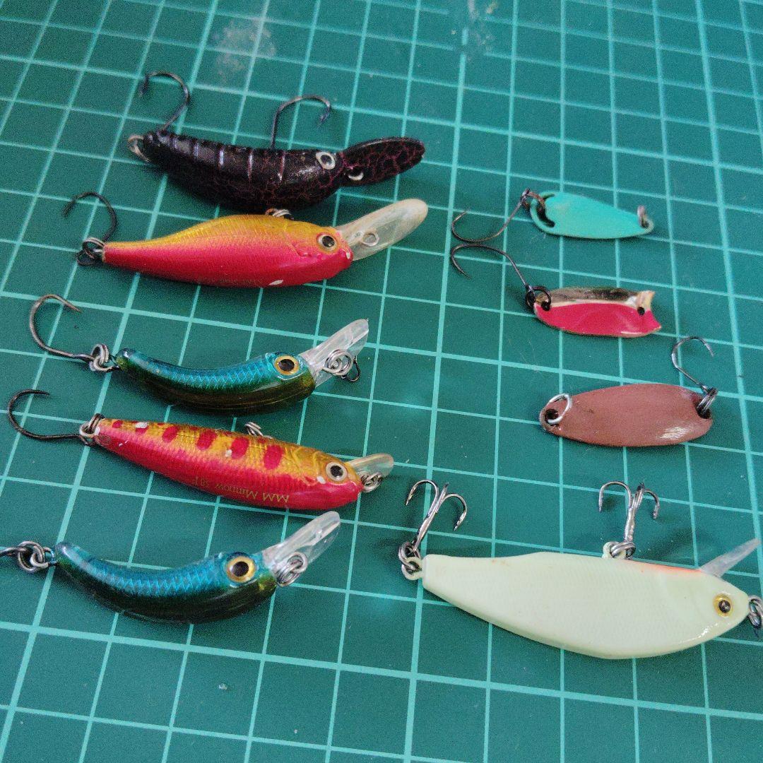 管釣ルアー 管理釣り堀 虹鱒 エリアトラウト まとめ売 小バス エリア