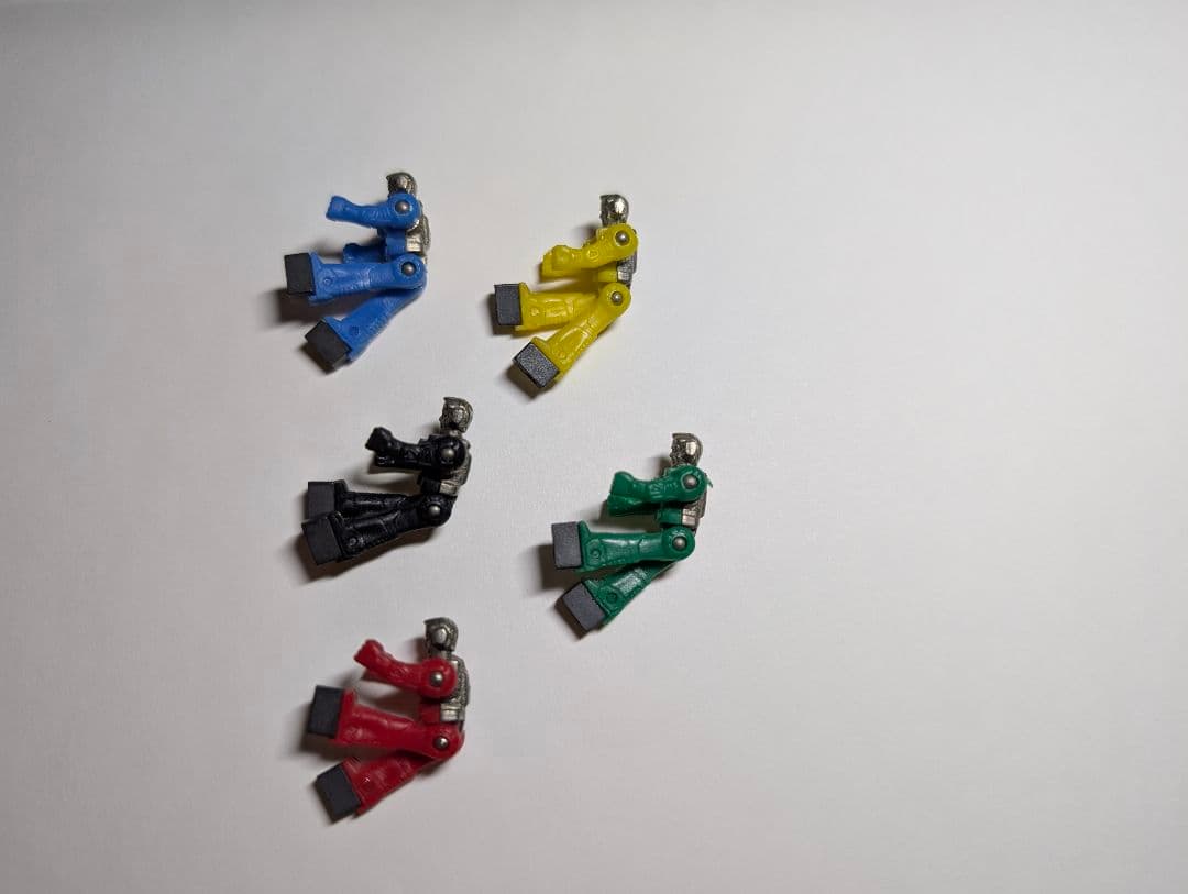 当時物 ダイアクロン隊員5体セット タカラ玩具 戦隊 超合金 ビンテージ