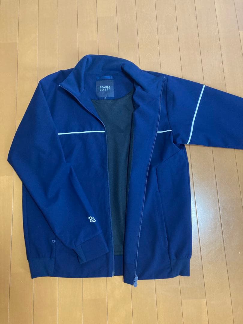 パーリーゲイツ メンズ ブルゾン 6(LL) 紺 ネイビー ダブルジップ