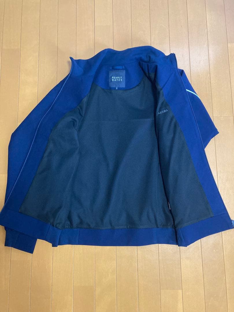 パーリーゲイツ メンズ ブルゾン 6(LL) 紺 ネイビー ダブルジップ