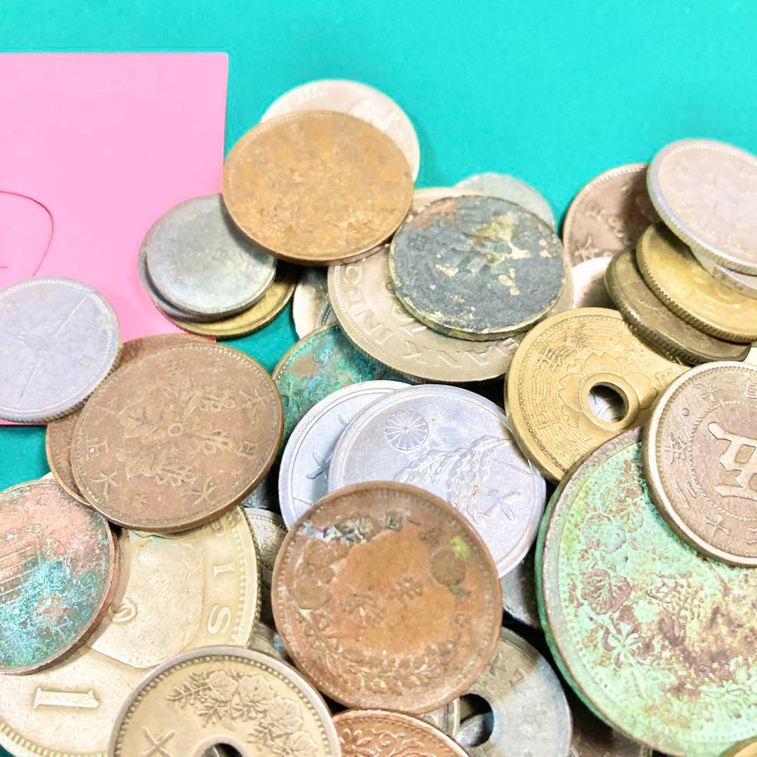 25種類・110枚以上超特価】古銭、昔のお金、大量まとめ売り② - メルカリ