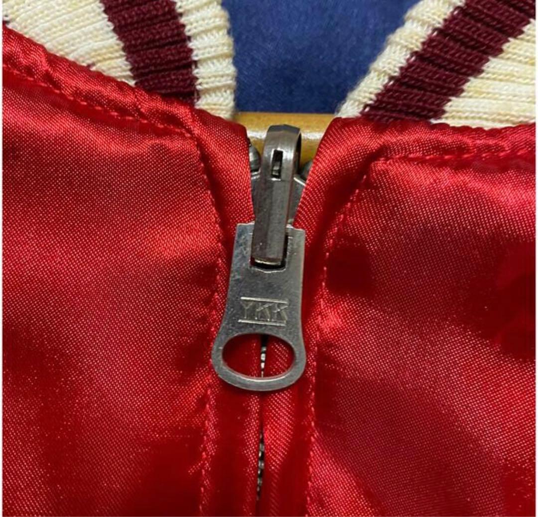 ヴィンテージ 虎 タイガー 竜 七福神刺繍 YKK回転 リバーシブル