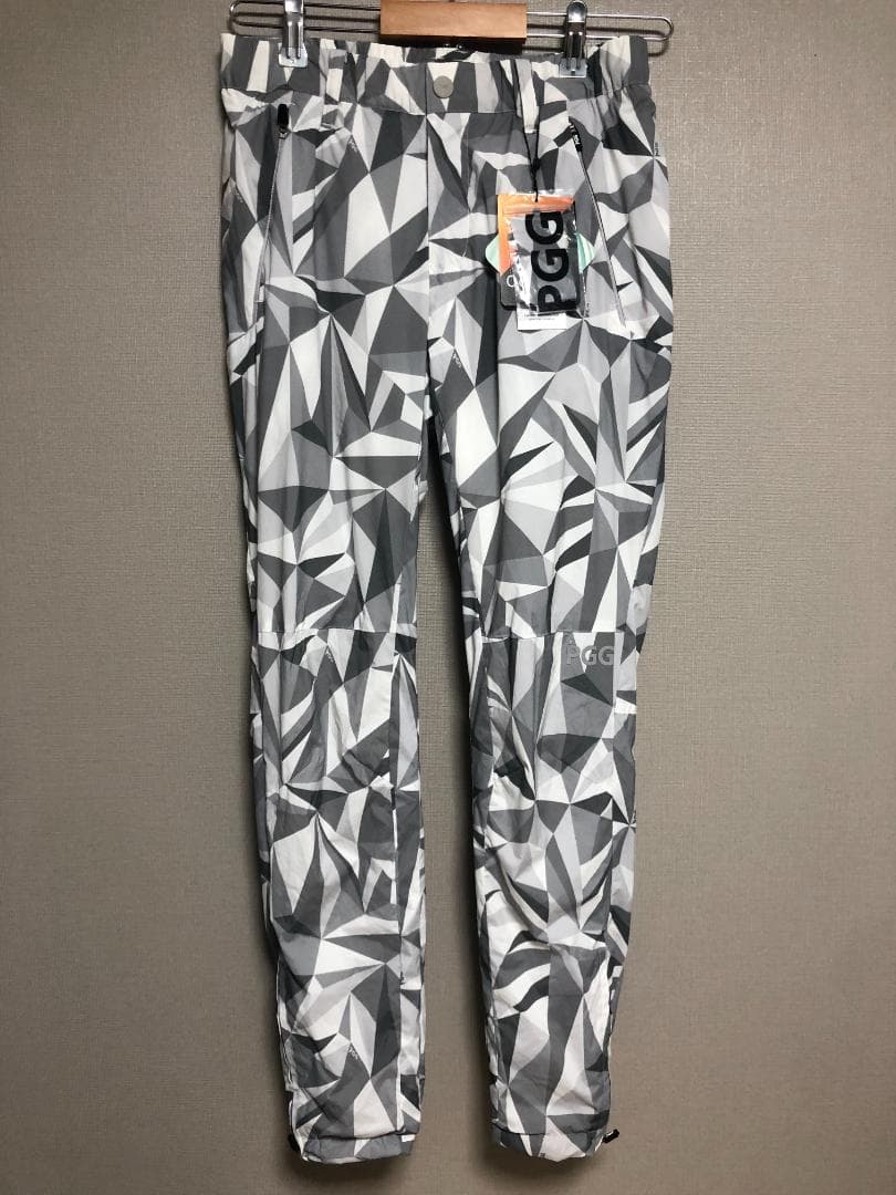 未使用 4.8万 PGG ロングパンツ 0 グレー 秋冬 レディース 中綿 marie claire sport（マリクレール スポーツ） レディース マリ