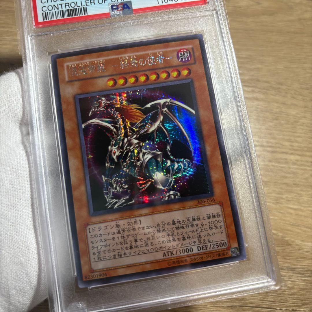 【 鑑定品 PSA10 】　極美品　混沌帝龍　終焉の使者　シク　シークレット