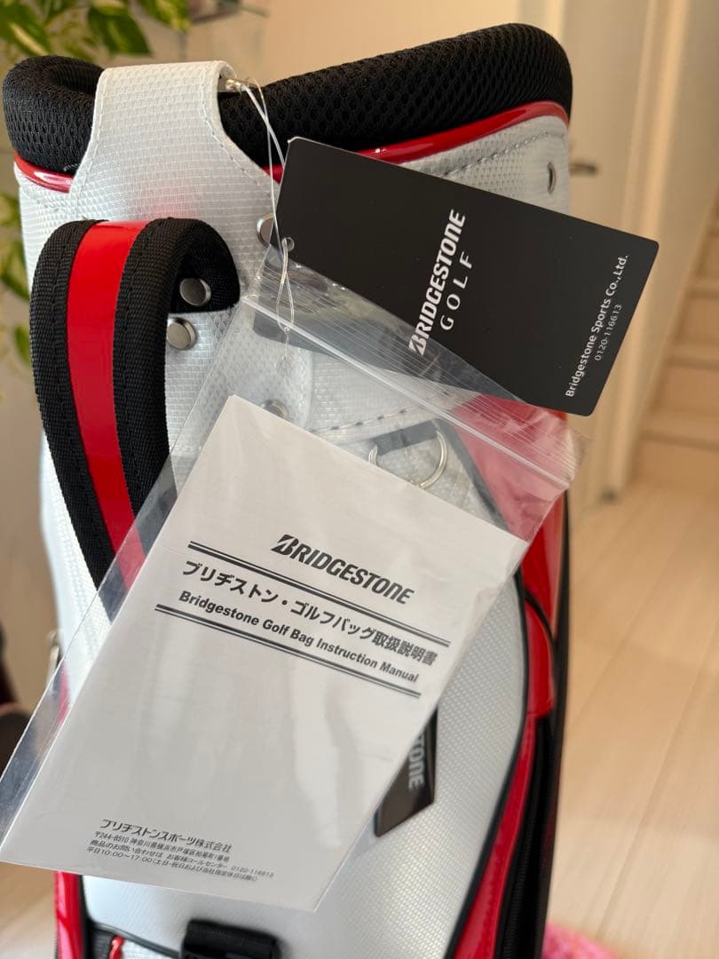 BRIDGESTONE GOLF キャディバッグ 馬場咲希と横峰さくらサイン入り