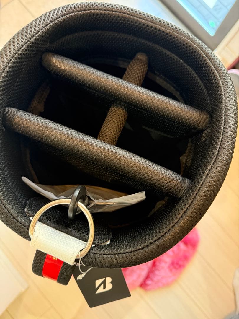 BRIDGESTONE GOLF キャディバッグ 馬場咲希と横峰さくらサイン入り