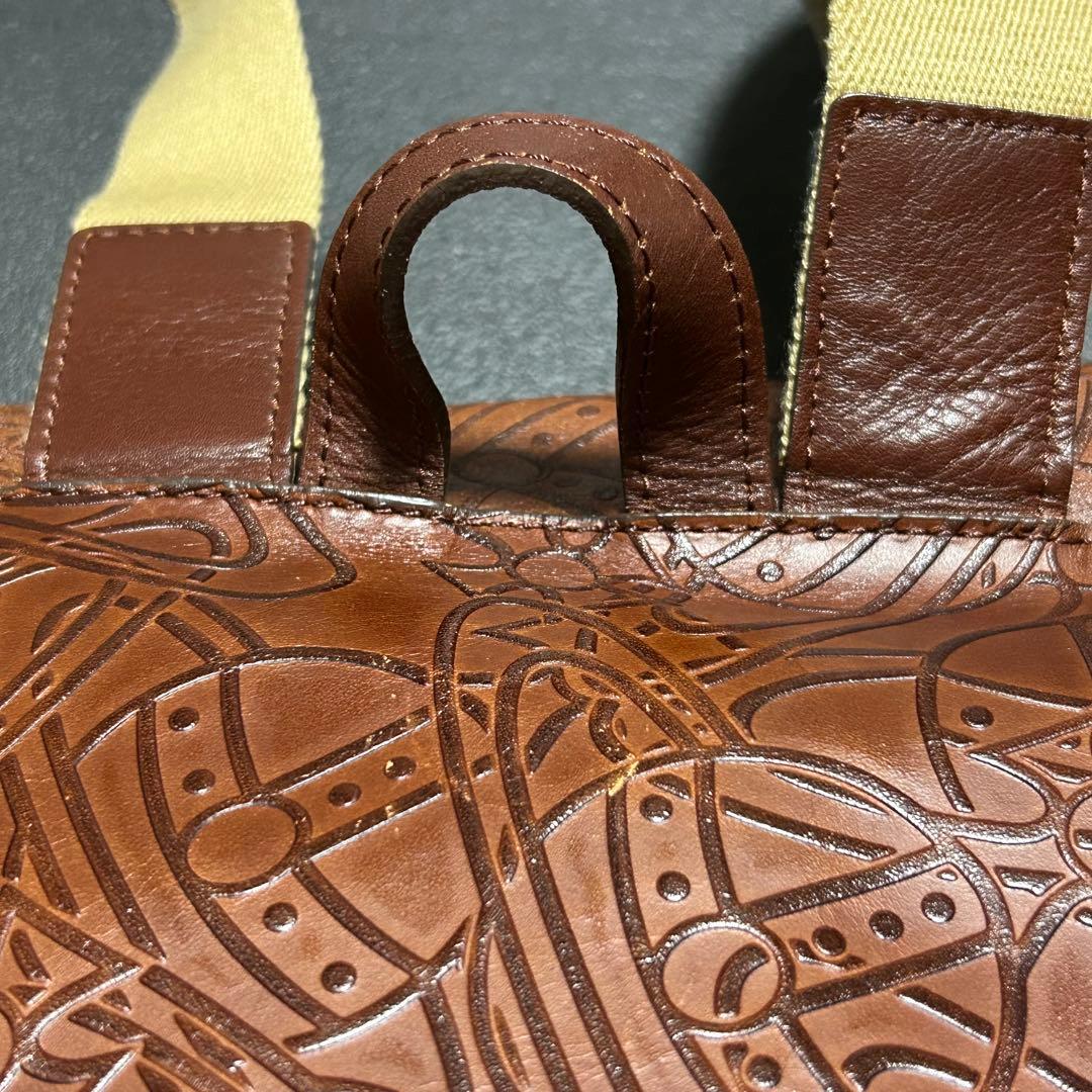 Vivienne Westwood アーサー リュック ブラウン オーブ レザー - メルカリ