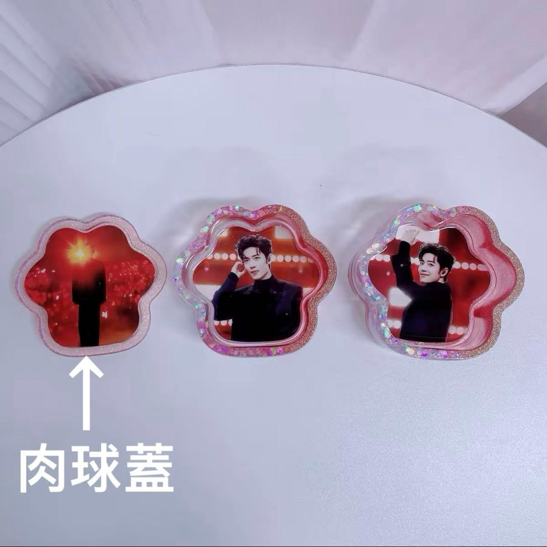 肖戦 二層構造の猫の肉球レジン収納ボックス❣️5セット❣️確認用