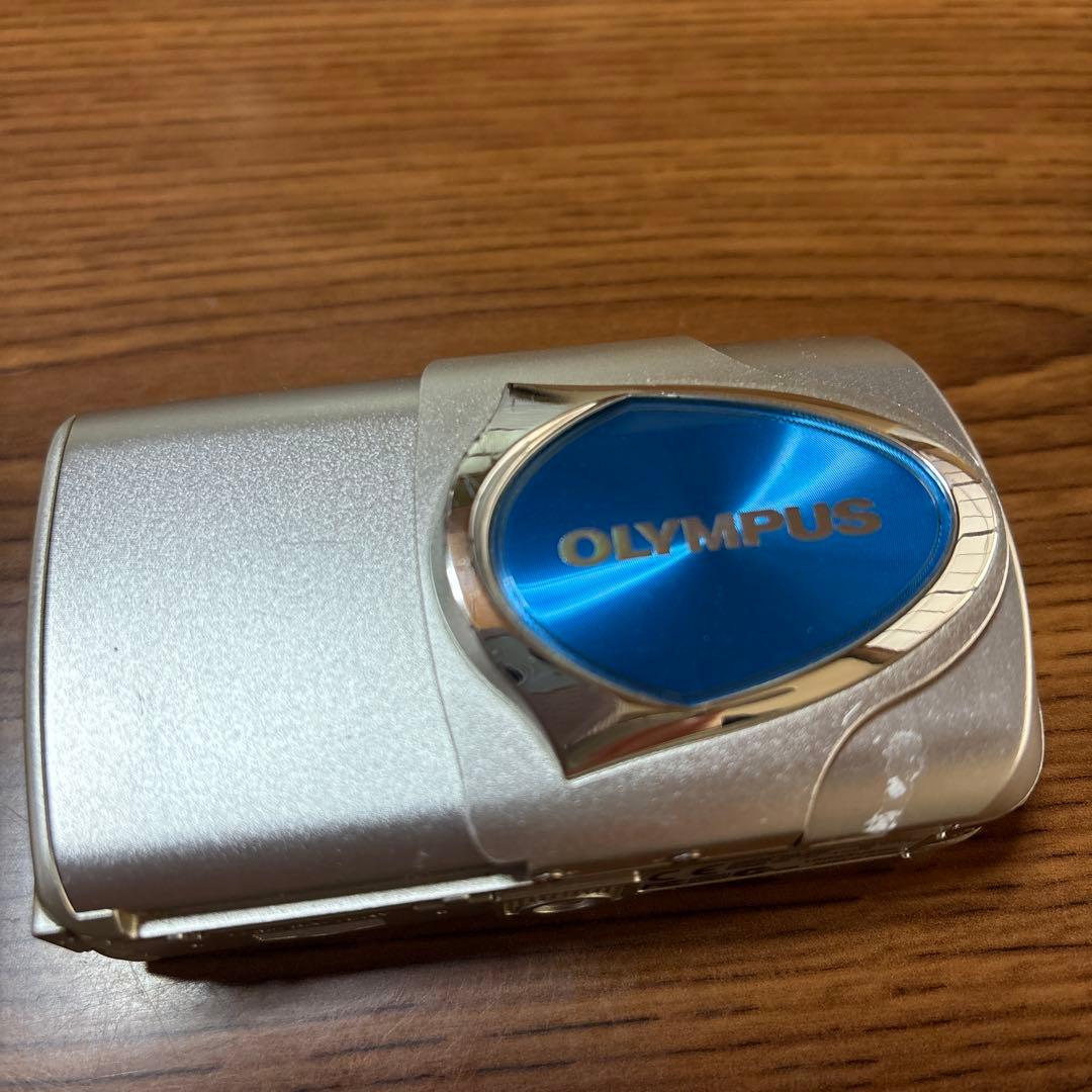 訳あり】希少品 オリンパス μ-15 ブルー - メルカリ