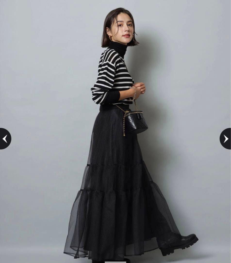 アルページュストーリー オーガンティアードスカート 新品未使用タグ