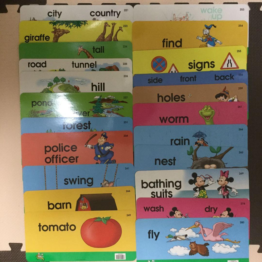 トークアロングカード 両面デジタル バラ売り DWE ディズニー英語