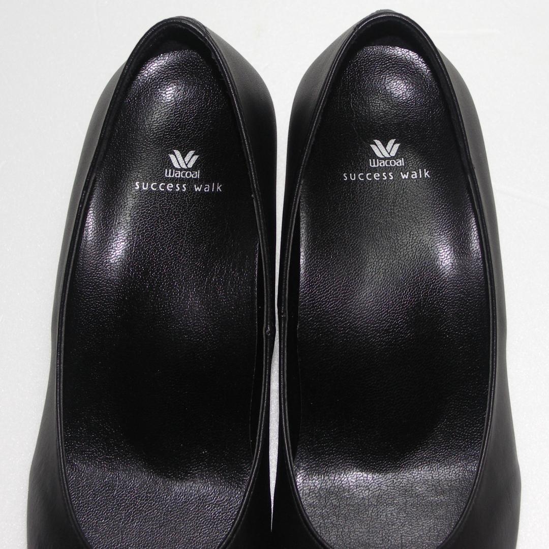 WACOAL ワコール success walk パンプス 23cm 3E 黒 - メルカリ