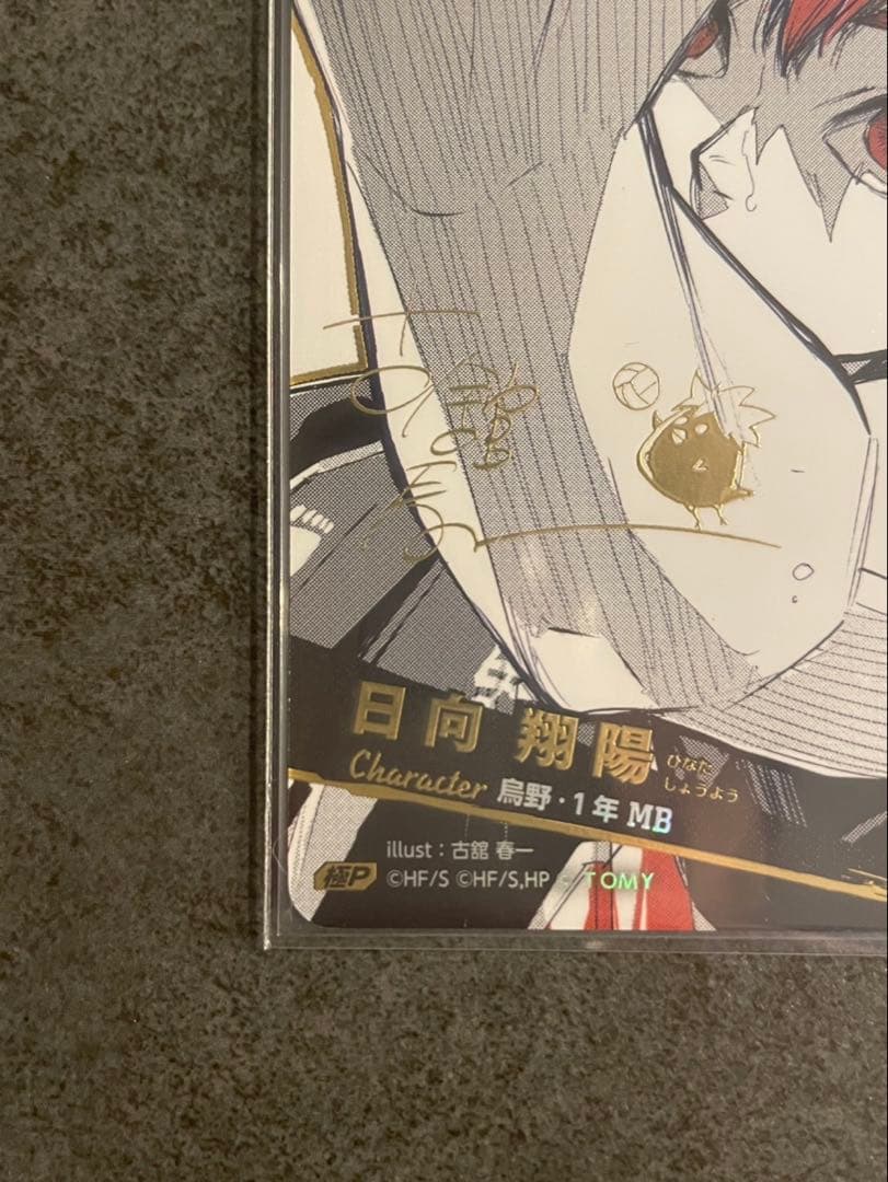 【美品】ハイキュー!! バボカ!! BREAK 日向翔陽 シリアル サイン 極P