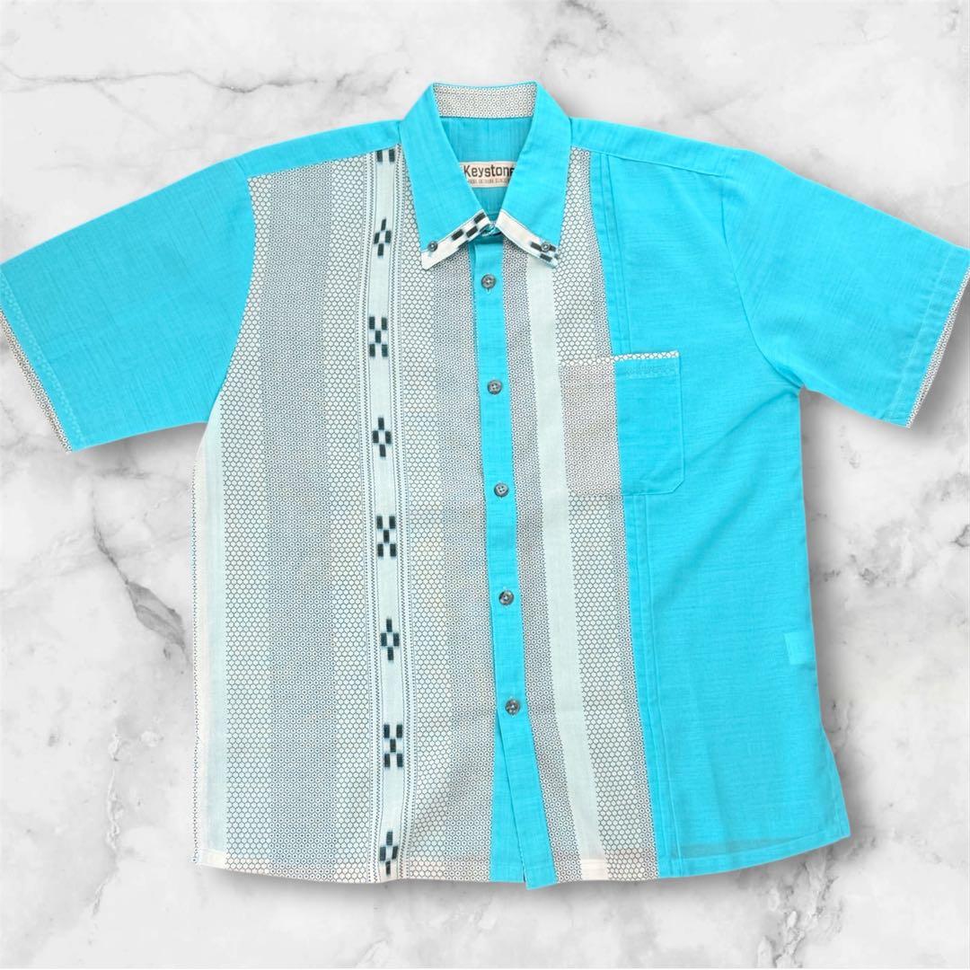 かりゆし 青 水色 Keystone オーダーメイド 筑紫哲也