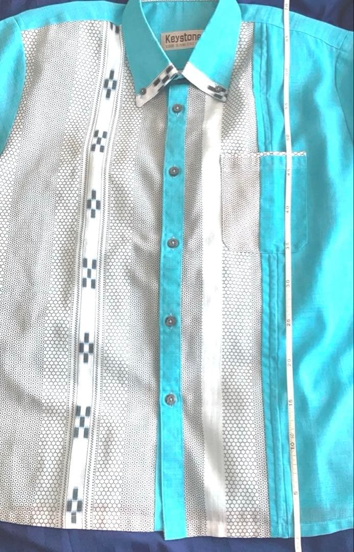 かりゆし 青 水色 Keystone オーダーメイド 筑紫哲也