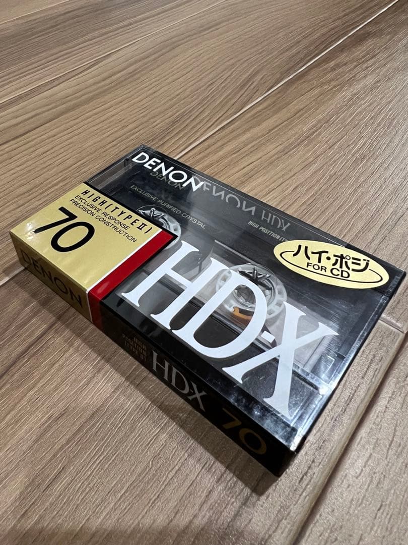 未開封品／DENON HDX HIGH TYPE II 70 カセットテープ - メルカリ