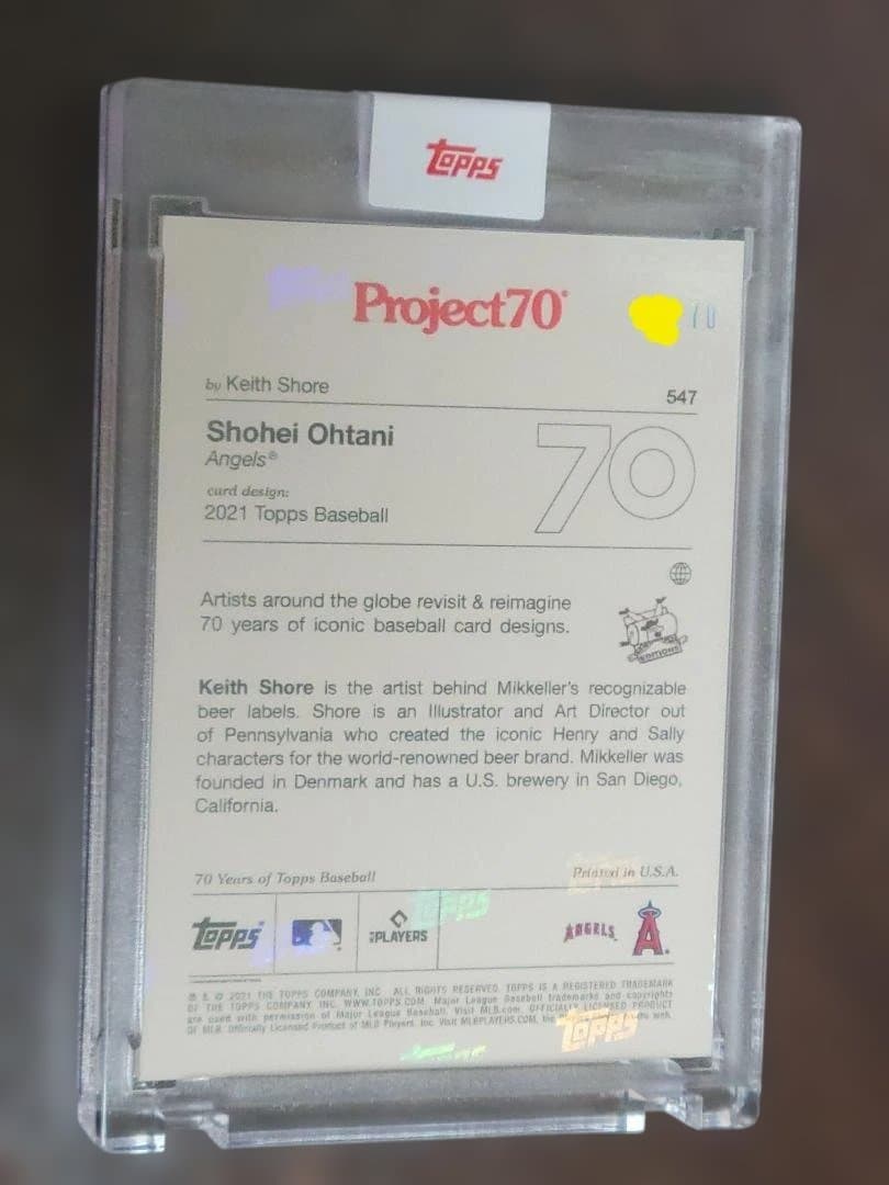 限定70 大谷翔平 Topps project70 #547 ポケモン風※激レア