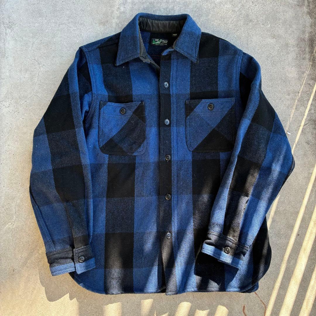 希少 SUGAR CANE ネルシャツ ネイビー/ブラック M 厚手 SUGAR CANE シュガーケーン ネルシャツ 2024秋冬 新作 SC29358 TWILL