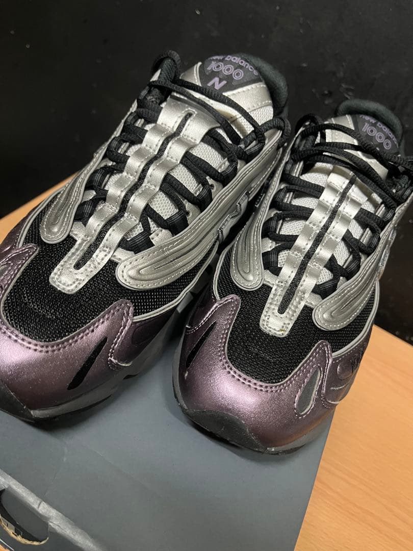 New Balance M1000GY 27.0cm グレー/パープル