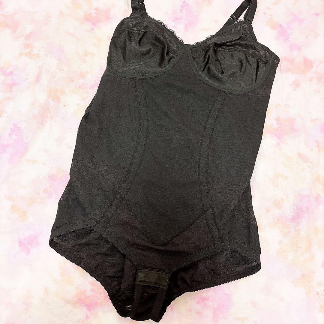 508 【美品】シャンデール ボディスーツ ブラック サイズD95 匿名配送