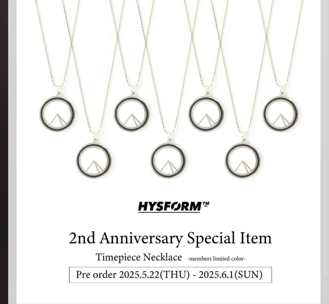HYSFORM ネックレス　新品未使用