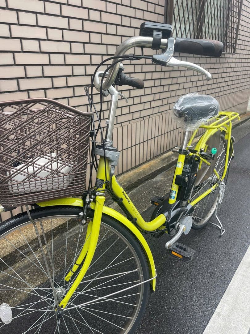 8.9Ah パナソニック 26インチ 電動アシスト自転車 長押し3点灯