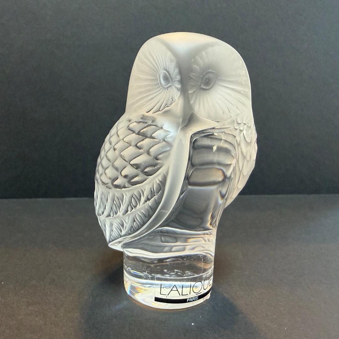 LALIQUE フクロウ クリスタルガラス 1181500 - メルカリ