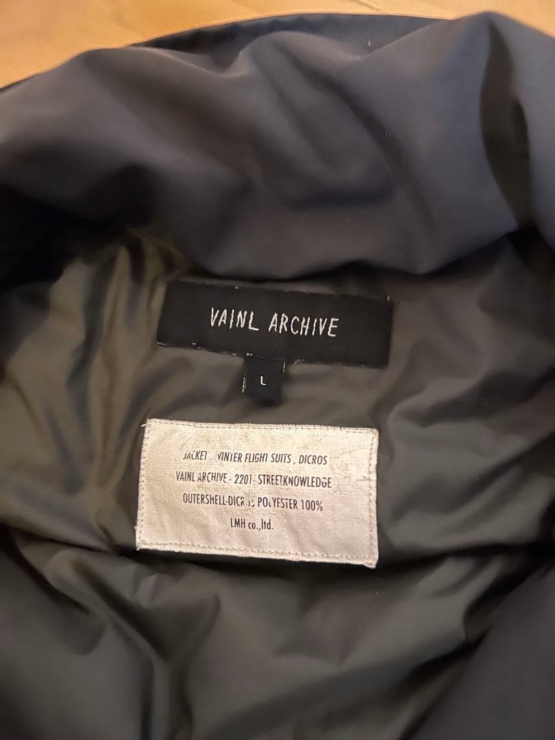 VAINL ARCHIVE DICROS ダウン ブルゾン sizeL - メルカリ