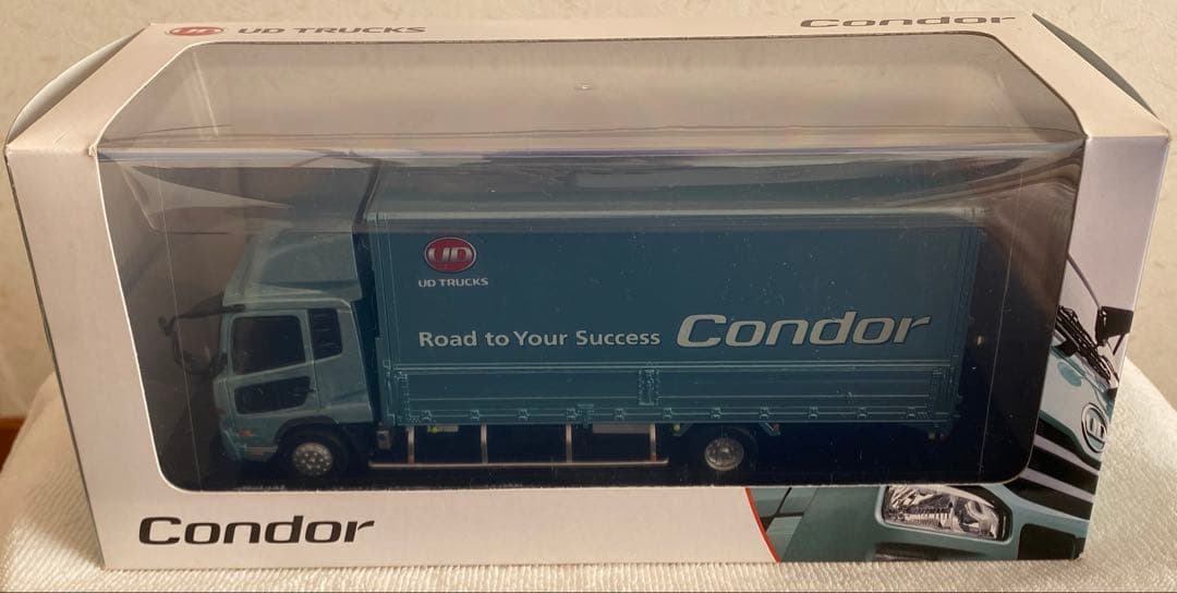 UDトラックス Condor トラックミニチュア　1/43モデル UDトラックス コンドル MK38L 1/43サイズ 新車発表会 記念品 非売品