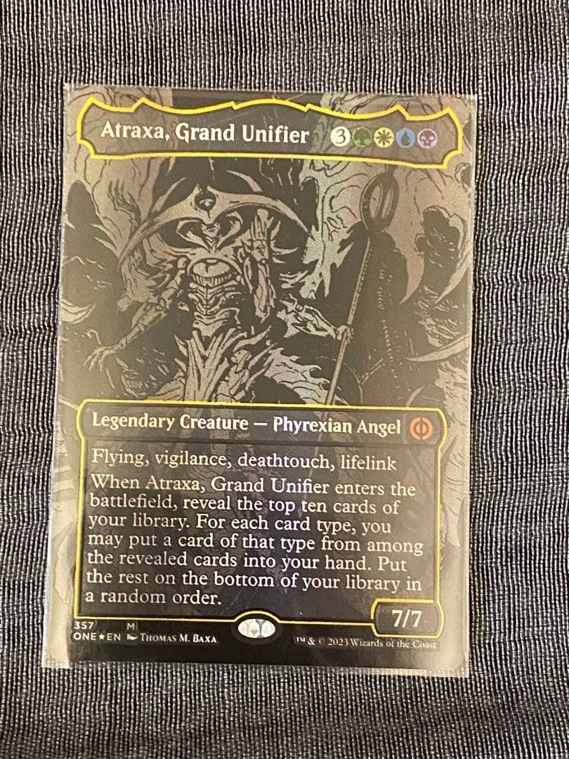 【MTG】偉大なる統一者、アトラクサ/Atraxa オイルスリック　FOIL