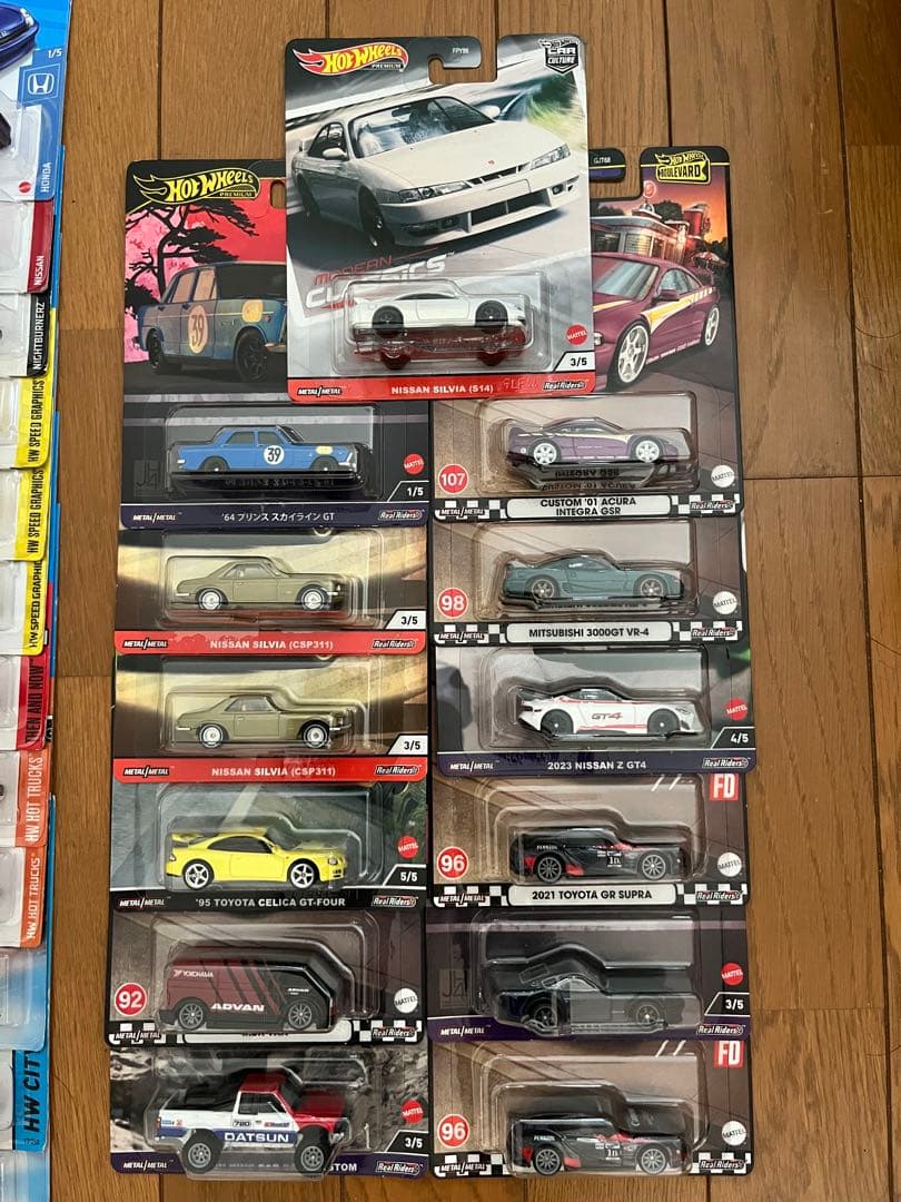 Hot Wheels ホットウィール　日本車　72台セット