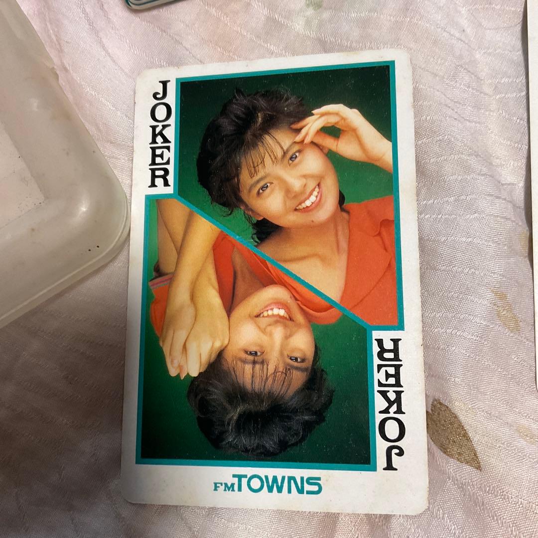 南野陽子 富士通 FM TOWNS 販促品 トランプ - メルカリ
