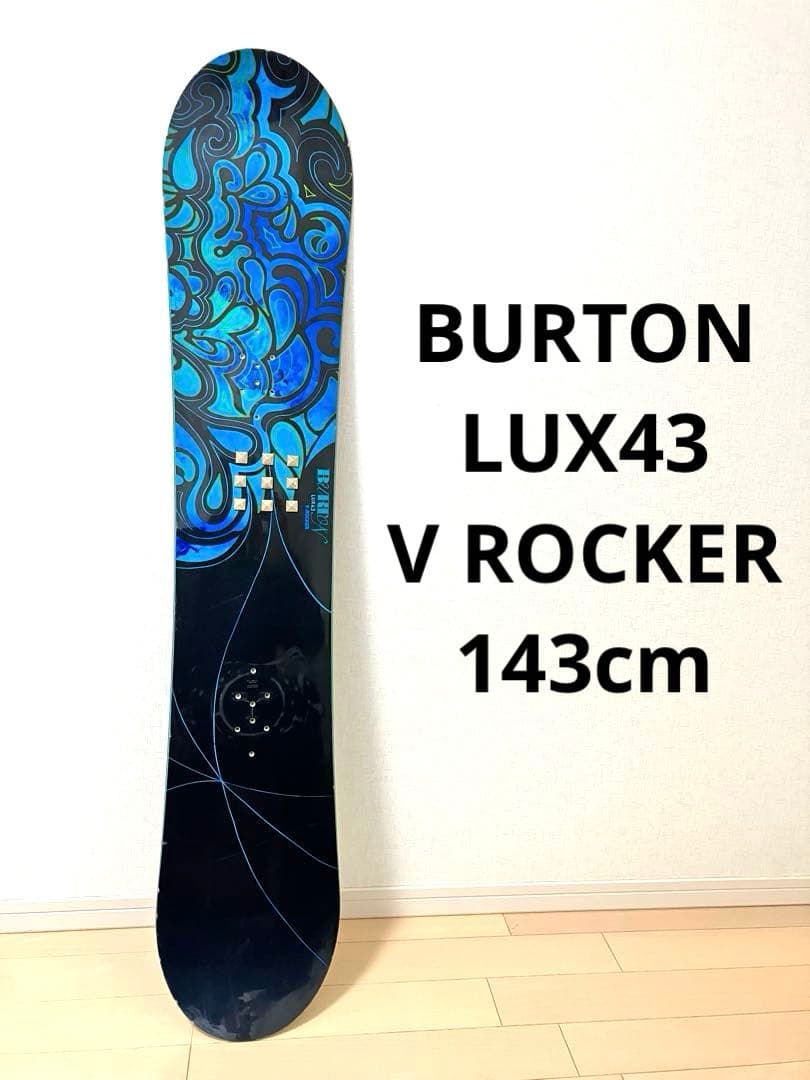 スノーボード BURTON バートン LUX43 V ROCKER 143cm Used Burton LUX 43 Womens Board/Bindings Pink 143 cm