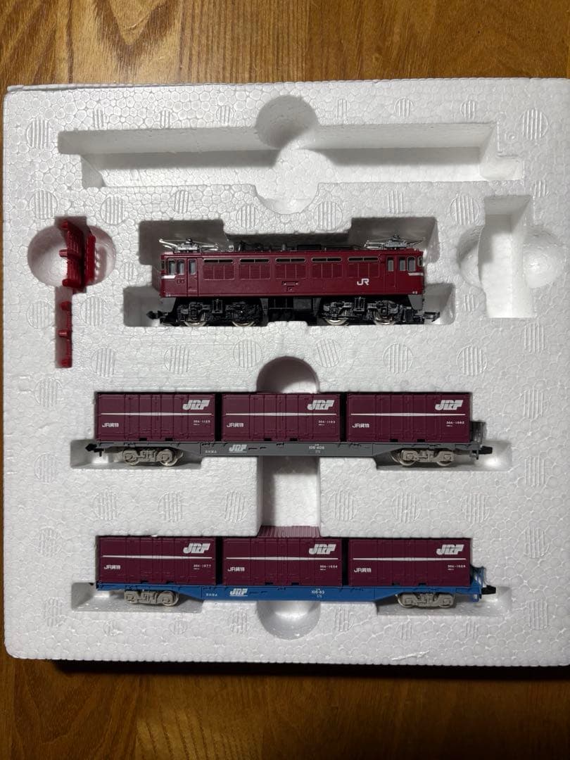 TOMIX JR貨物 ED75 コキ車輛2輛付き