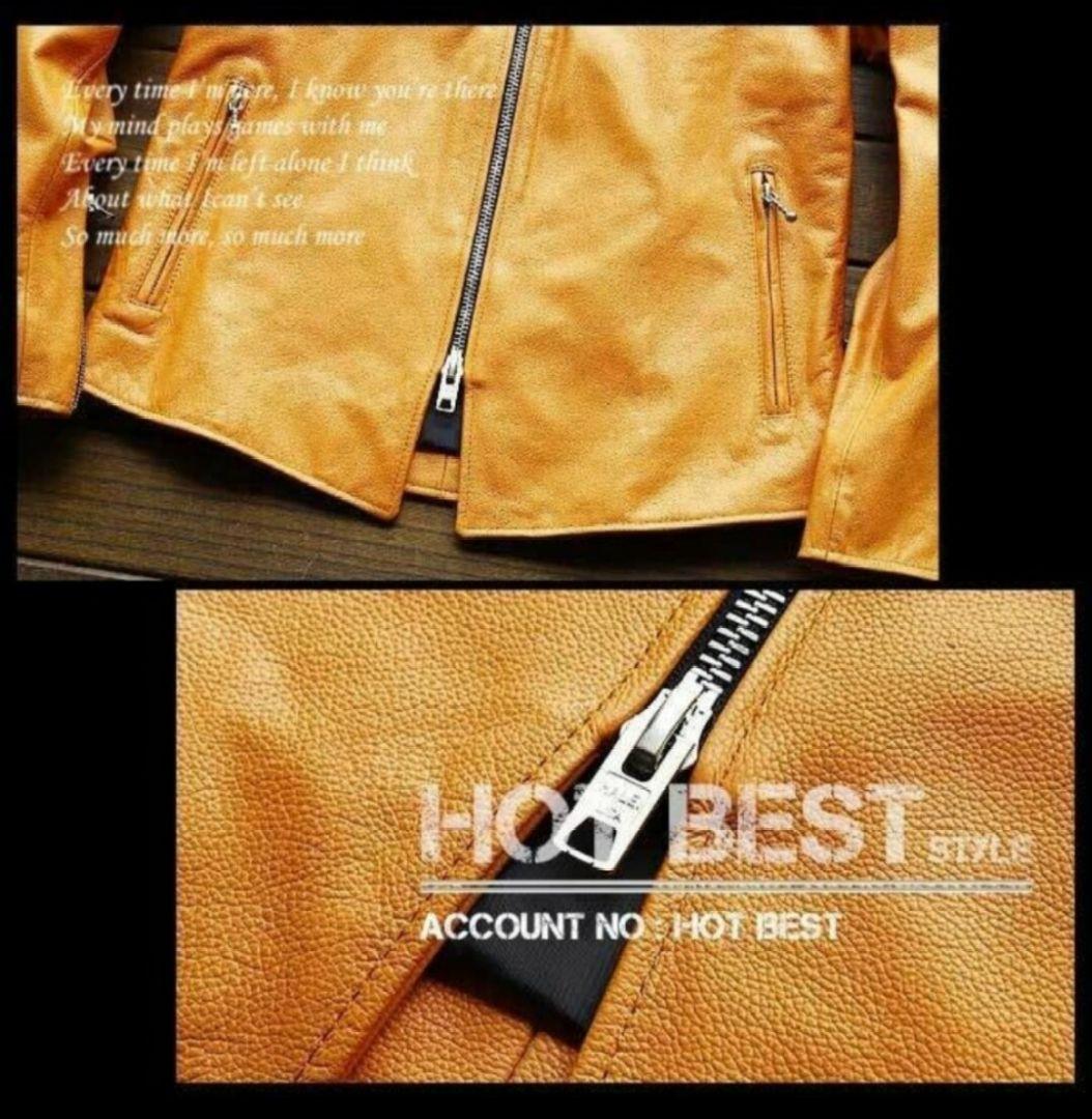 売れずともこれ以上の値下不可L【新品】18万円ナッパオイルレザー 牛革