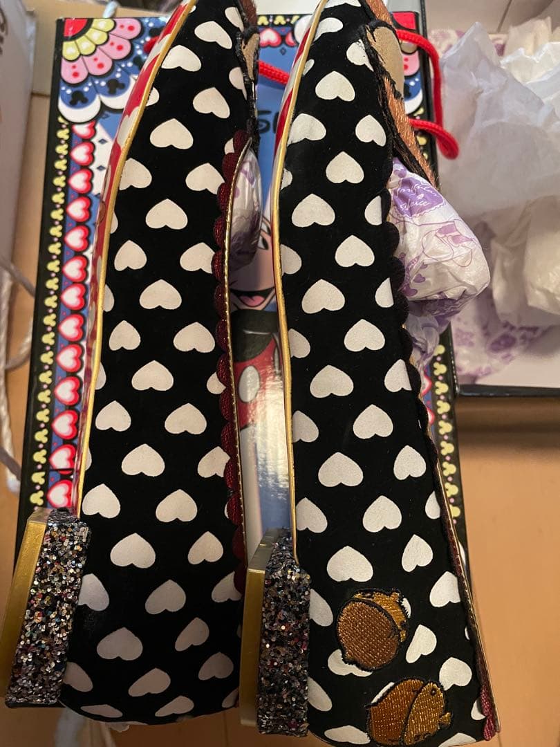 【新品未使用】イレギュラーチョイス⭐︎チップとデール⭐︎パンプス⭐︎24.5cm