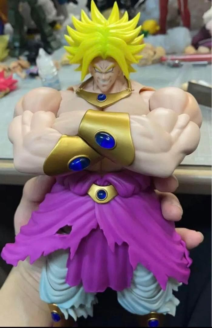 海外限定　ブロリー　スーパーサイヤ人　s.h.figuarts 同サイズ（紫）