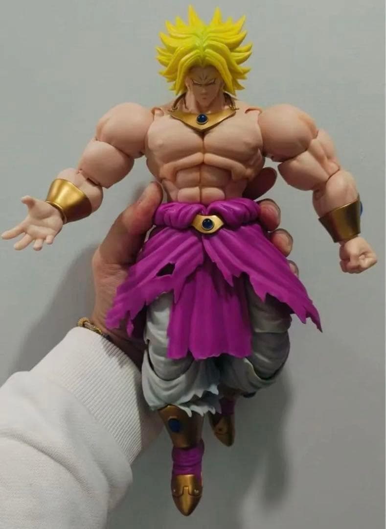 海外限定　ブロリー　スーパーサイヤ人　s.h.figuarts 同サイズ（紫）