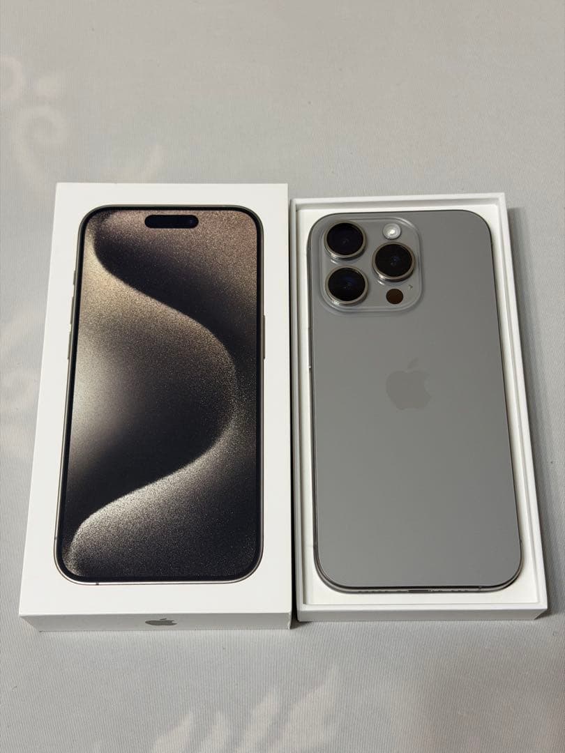 【美品】iPhone15 Pro 128GB ナチュラルチタニウム simフリー ゲオ公式通販サイト/ゲオオンラインストア【中古】【安心保証