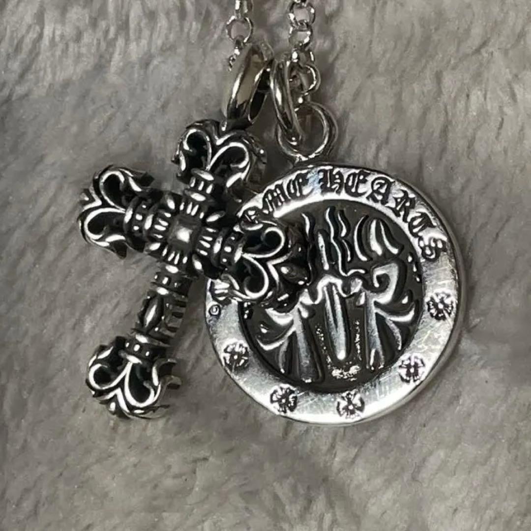 シルバー クロスペンダント 2003 925 ネックレス60㎝ 最高品質 CH