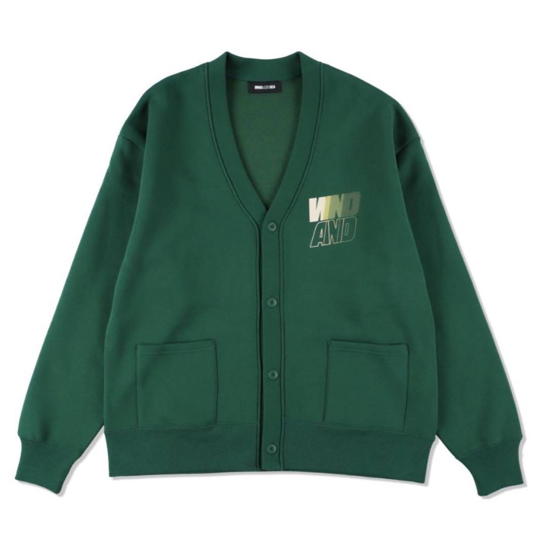 《完売品》WIND AND SEA LOGO SWEAT CARDIGAN