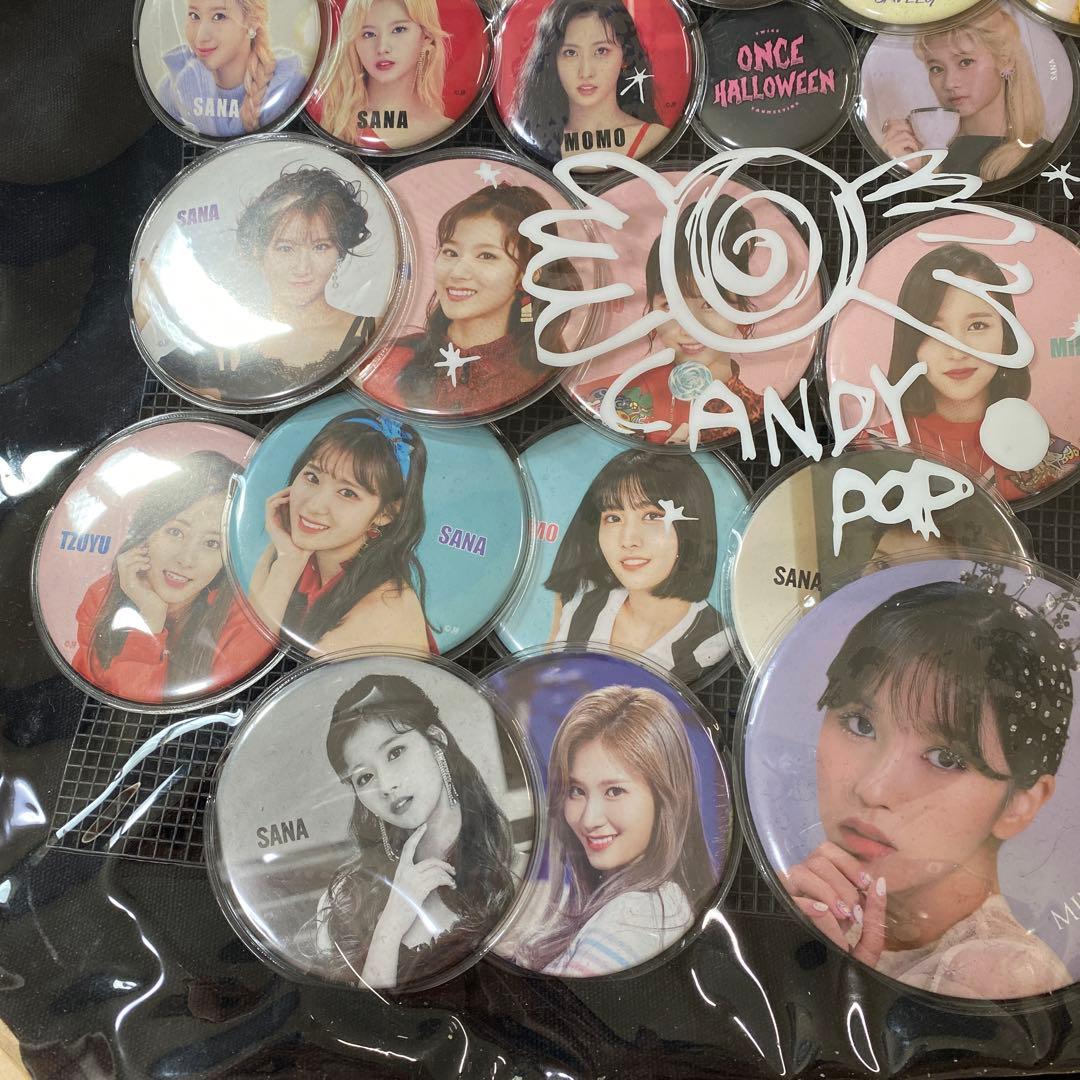 TWICE トートバッグ 缶バッチ 痛バックセット - メルカリ