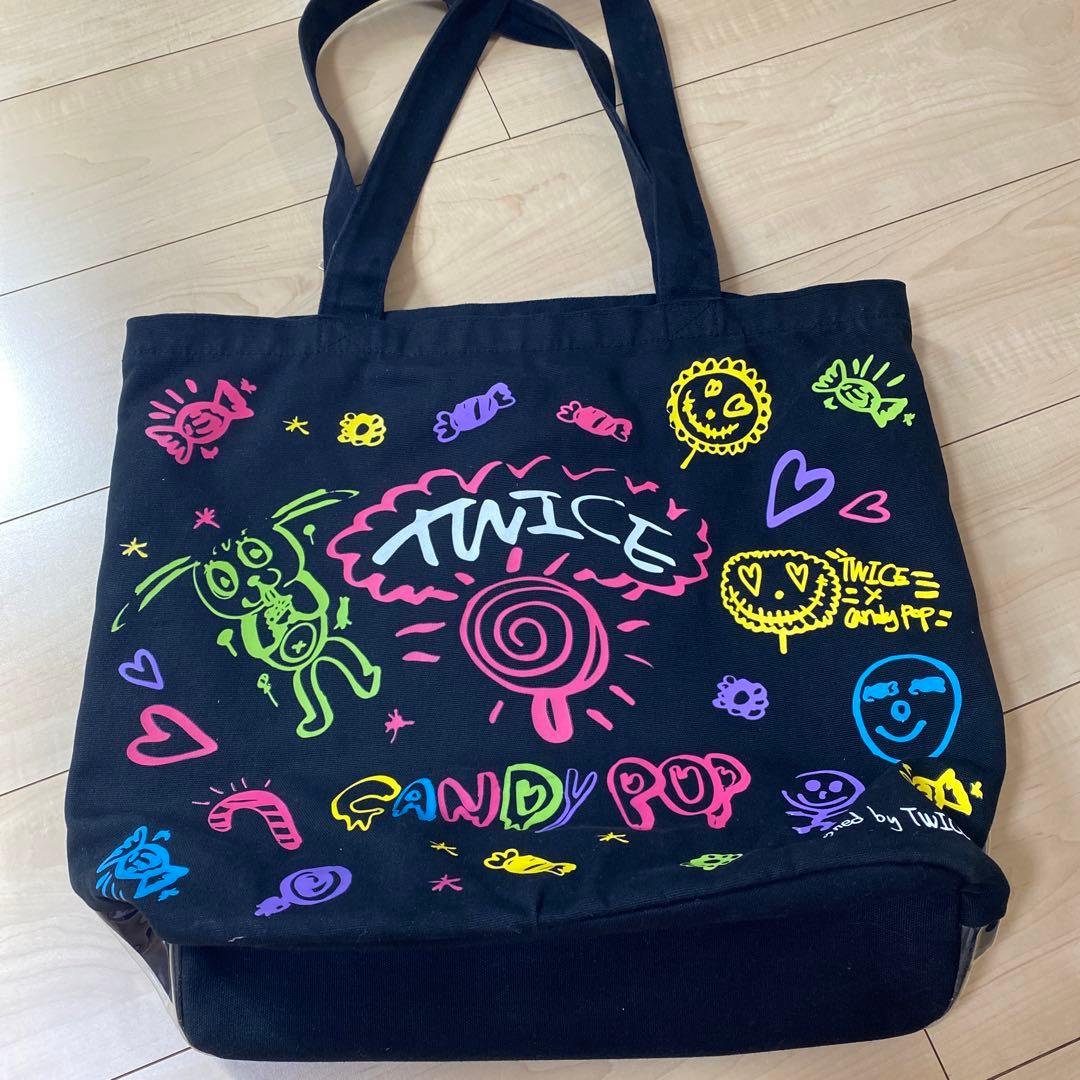 TWICE トートバッグ 缶バッチ 痛バックセット - メルカリ