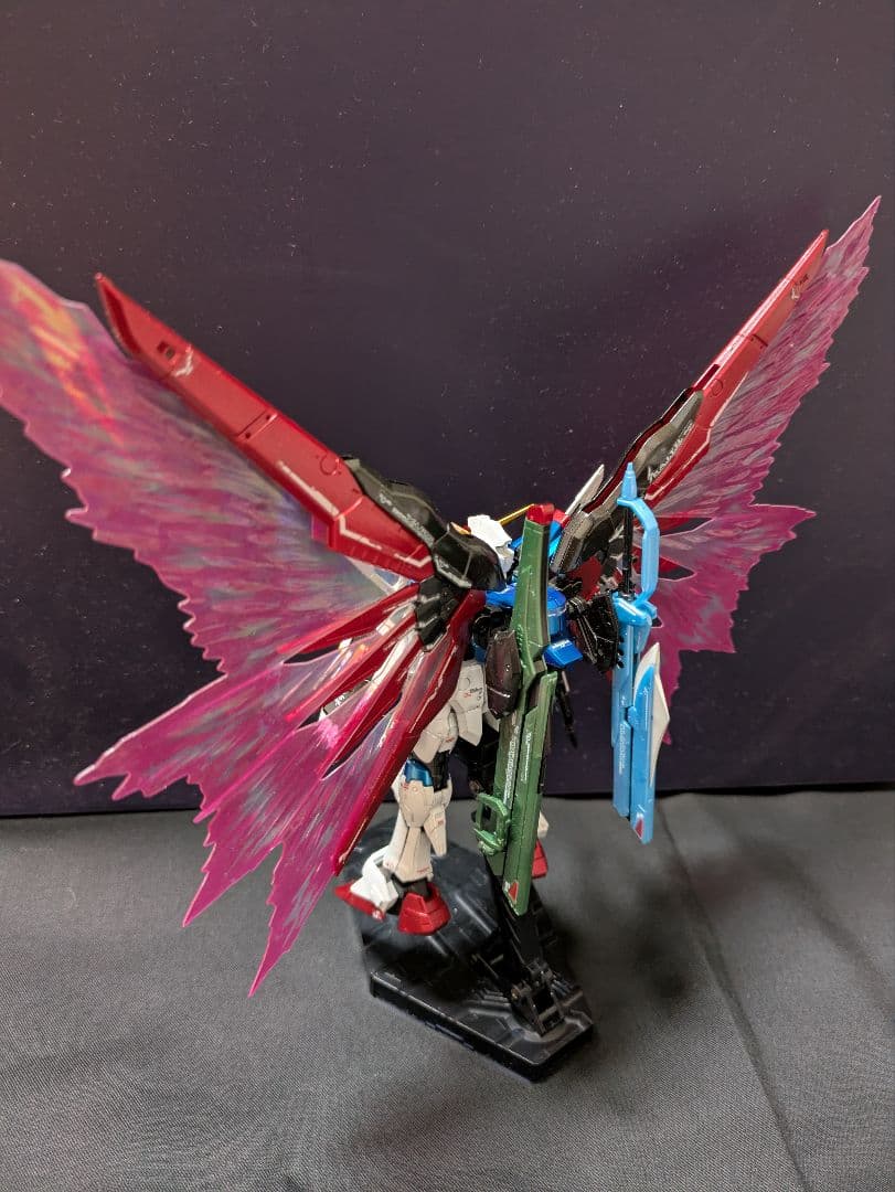 t*o様 1/144 RG デスティニーガンダム[チタニウムフィニッシュ]光の翼