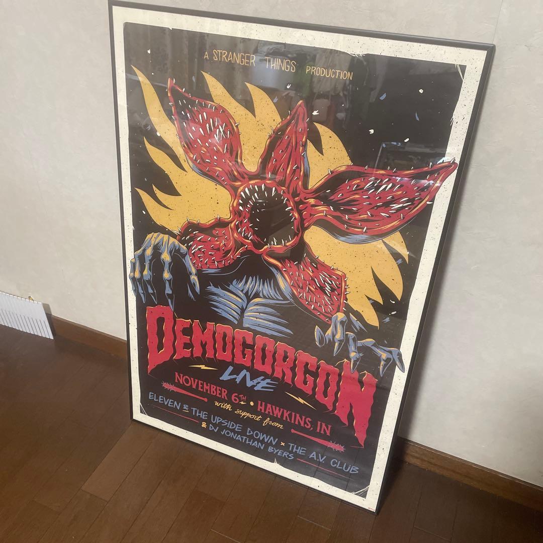 ストレンジャー・シングス デモゴルゴン ポスター フレーム（額）付き