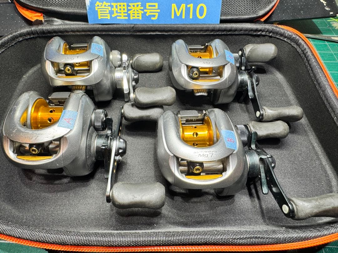 ★週末セール★07 メタニウムMg7 左巻き　4台セット　シマノ 07 メタニウムMG7 (右) メタニウム、 メタニウムDC、メタニウムMGL